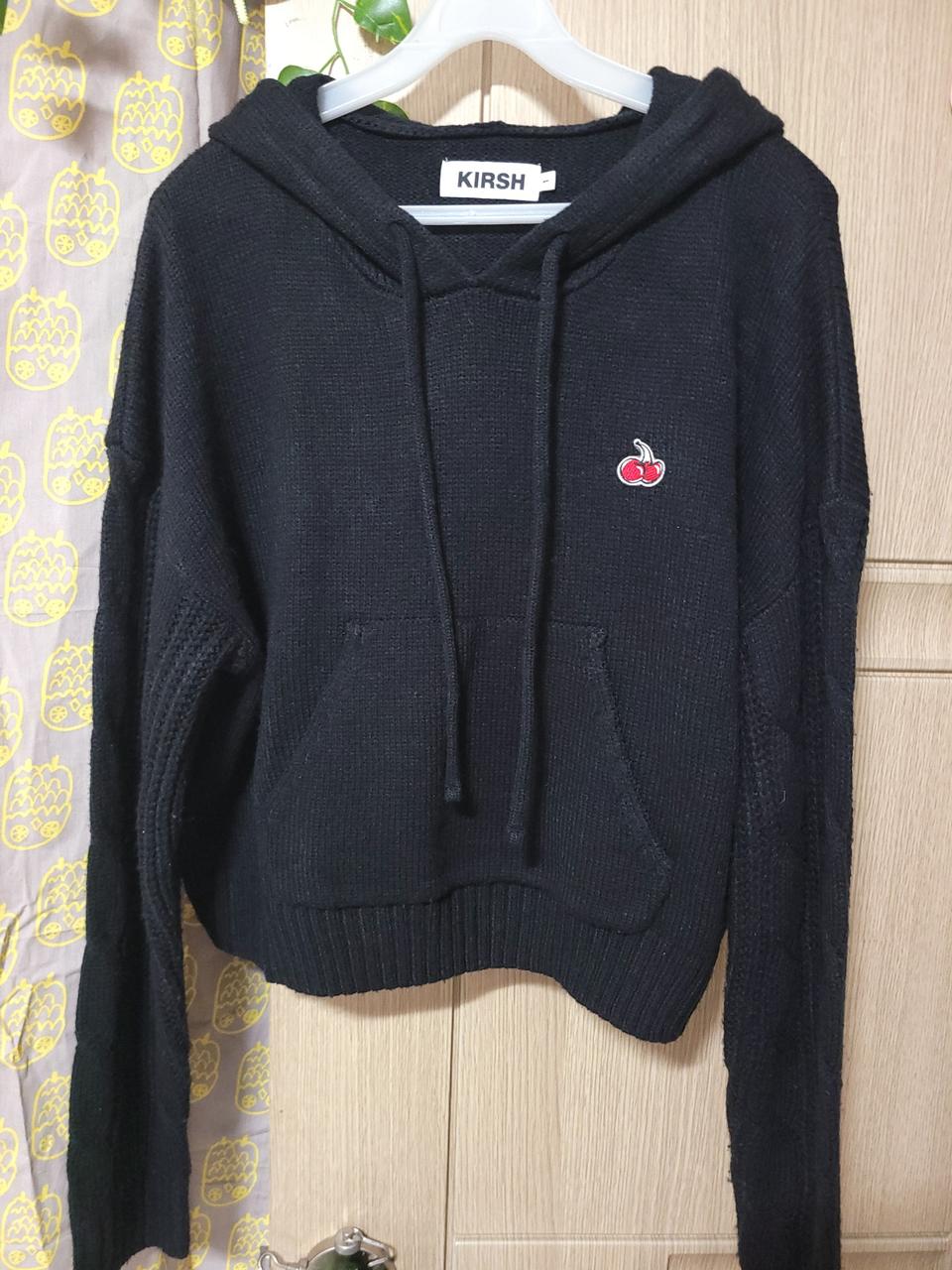 키르시 퍼 니트 가디건