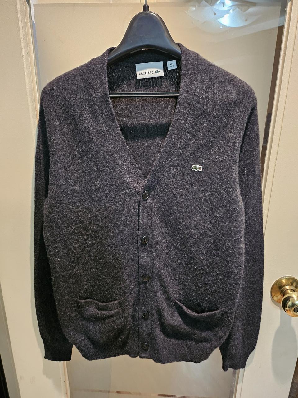 라코스테 울 니트가디건 M