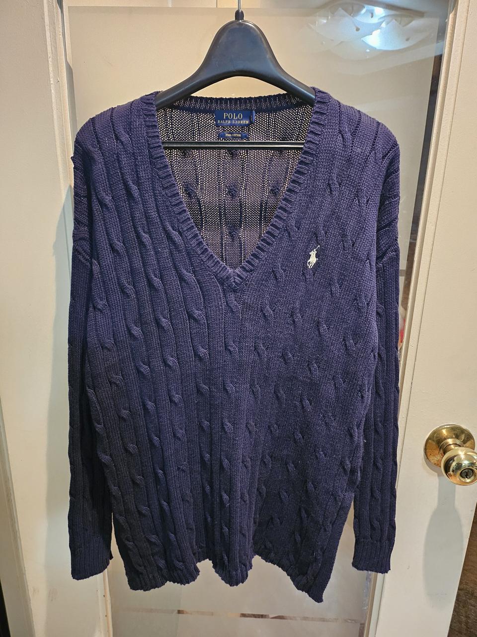 폴로랄프로렌 박시 케이블 니트