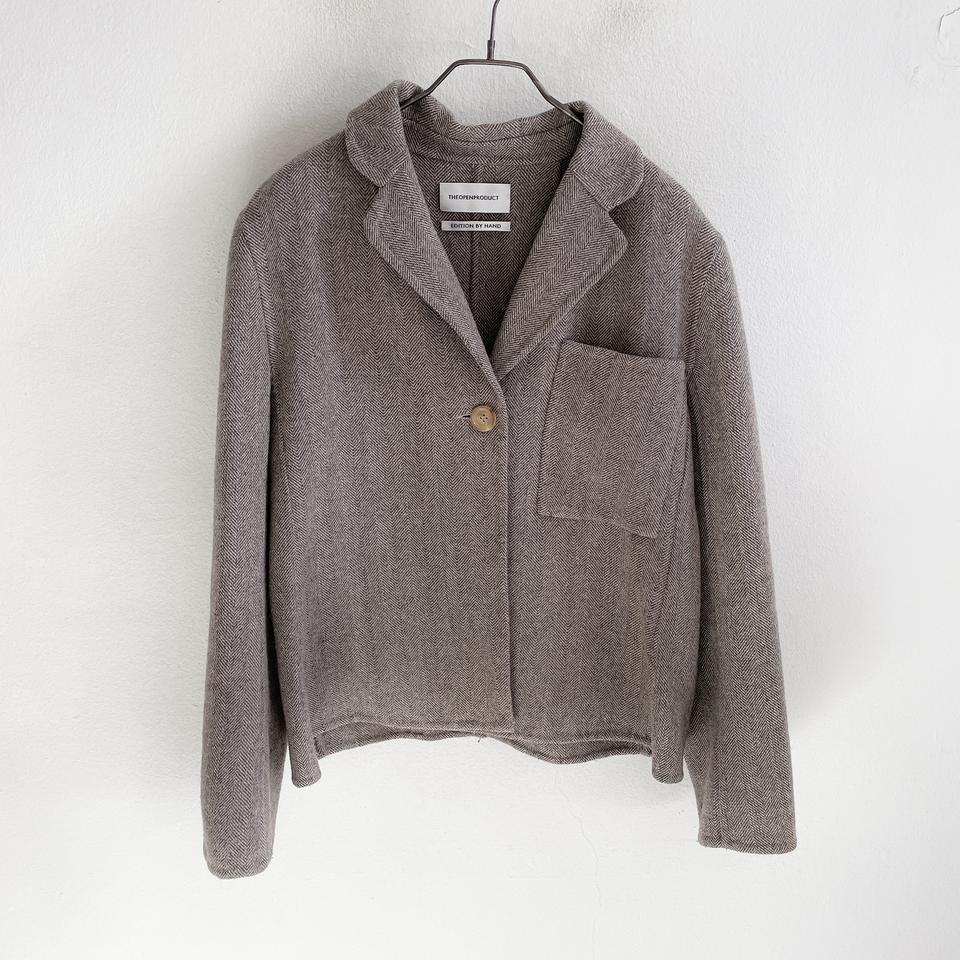 프리) 더오픈프로덕트 핸드메이드 자켓