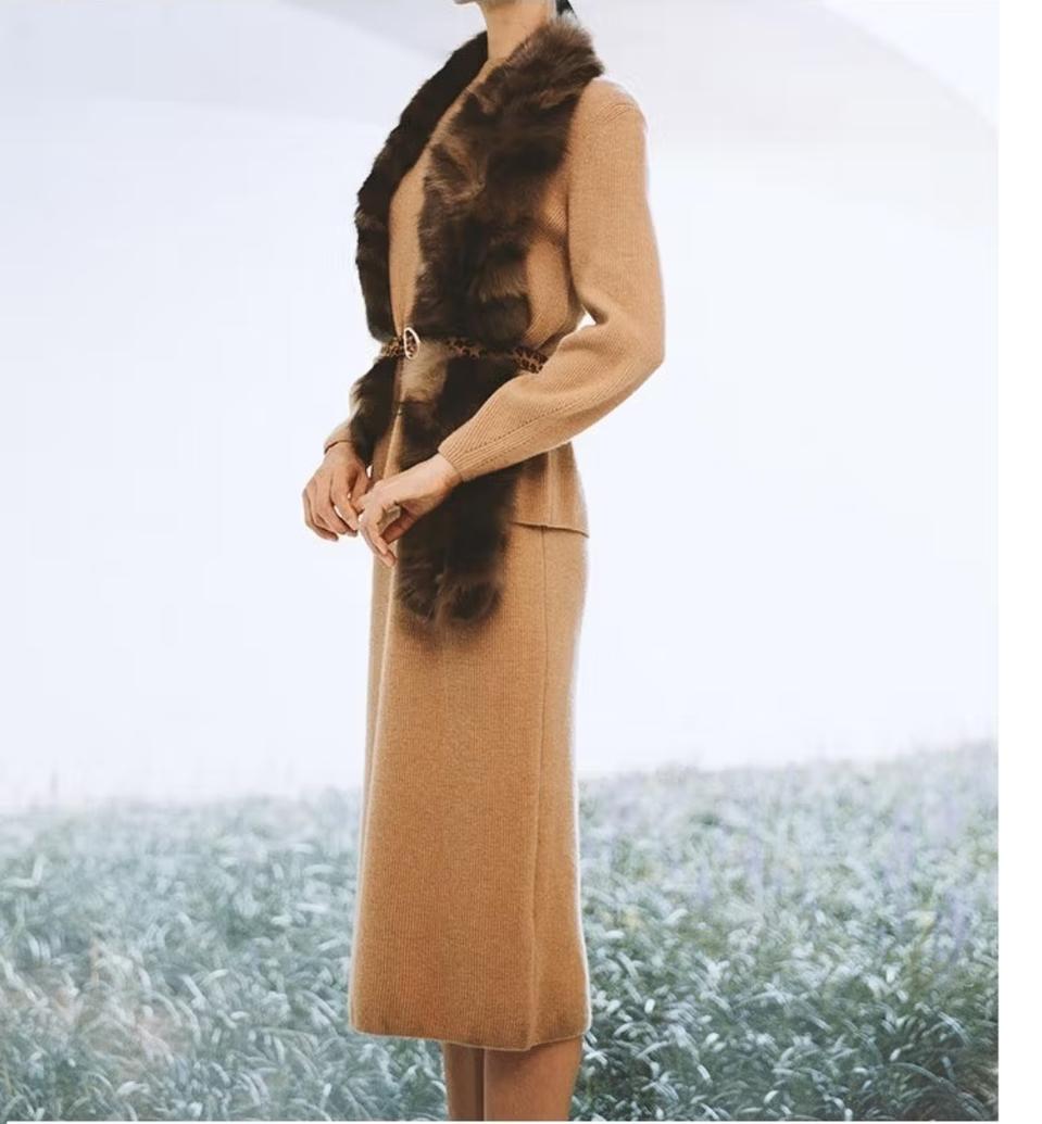 (새상품)sj wani(손정완)니트원피스+풀오버세트/66