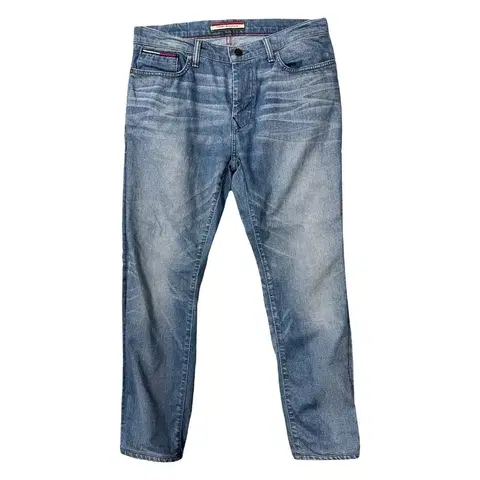 타미힐피거 연청 빈티지 청바지 32X32