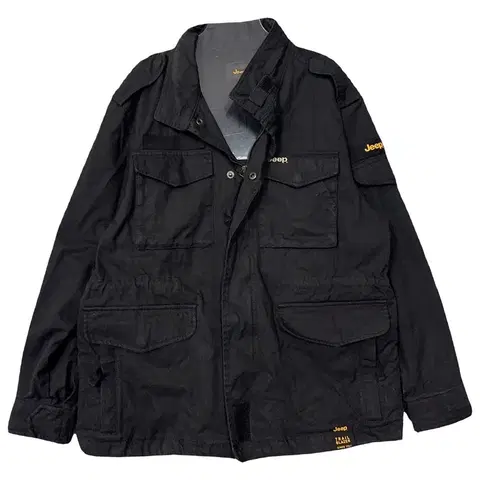 지프 블랙 쿼드포켓 빈티지 필드자켓 S(90)