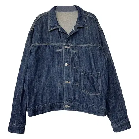 에잇세컨즈 빈티지 포켓 스티치 데님자켓 100(L)