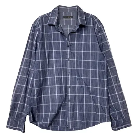 마인드브릿지 체크 네이비 셔츠 175/96A