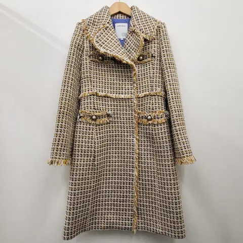 에고이스트 트위드 테일러드 코트