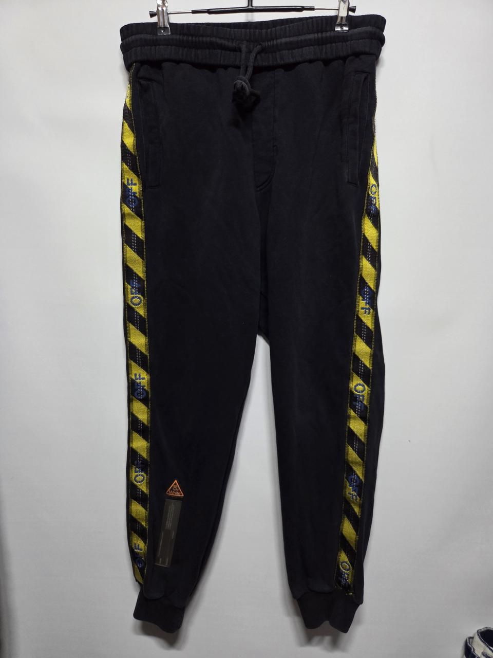 (30) 정품) 오프화이트 블랙 트레이닝 바지