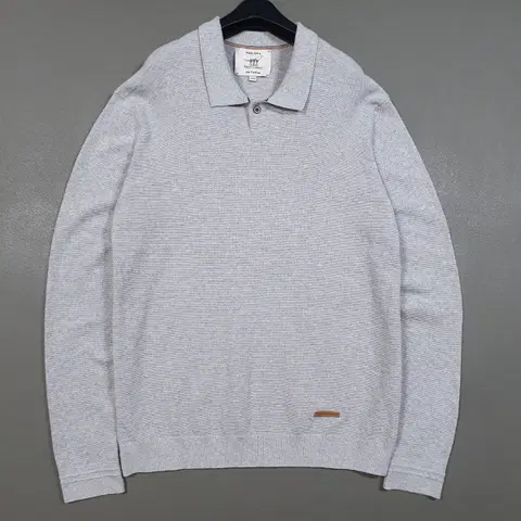 100) 헨리코튼 신형 21FW 코튼 캐시미어 블렌드 폴로 니트 스웨터