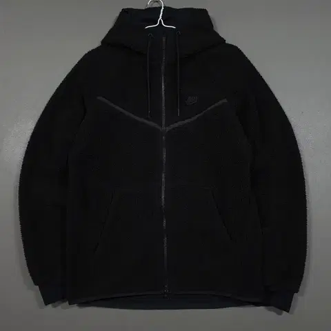 M) 나이키 NSW 윈드러너 테크팩 플리스 아이콘 쉐르파 후드집업 자켓