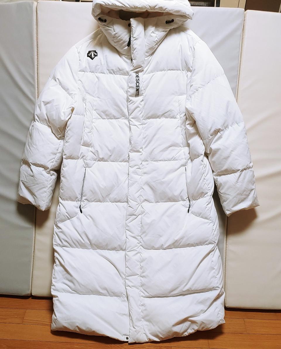 [3XL] 데상트 구스 롱패딩점퍼 화이트1370
