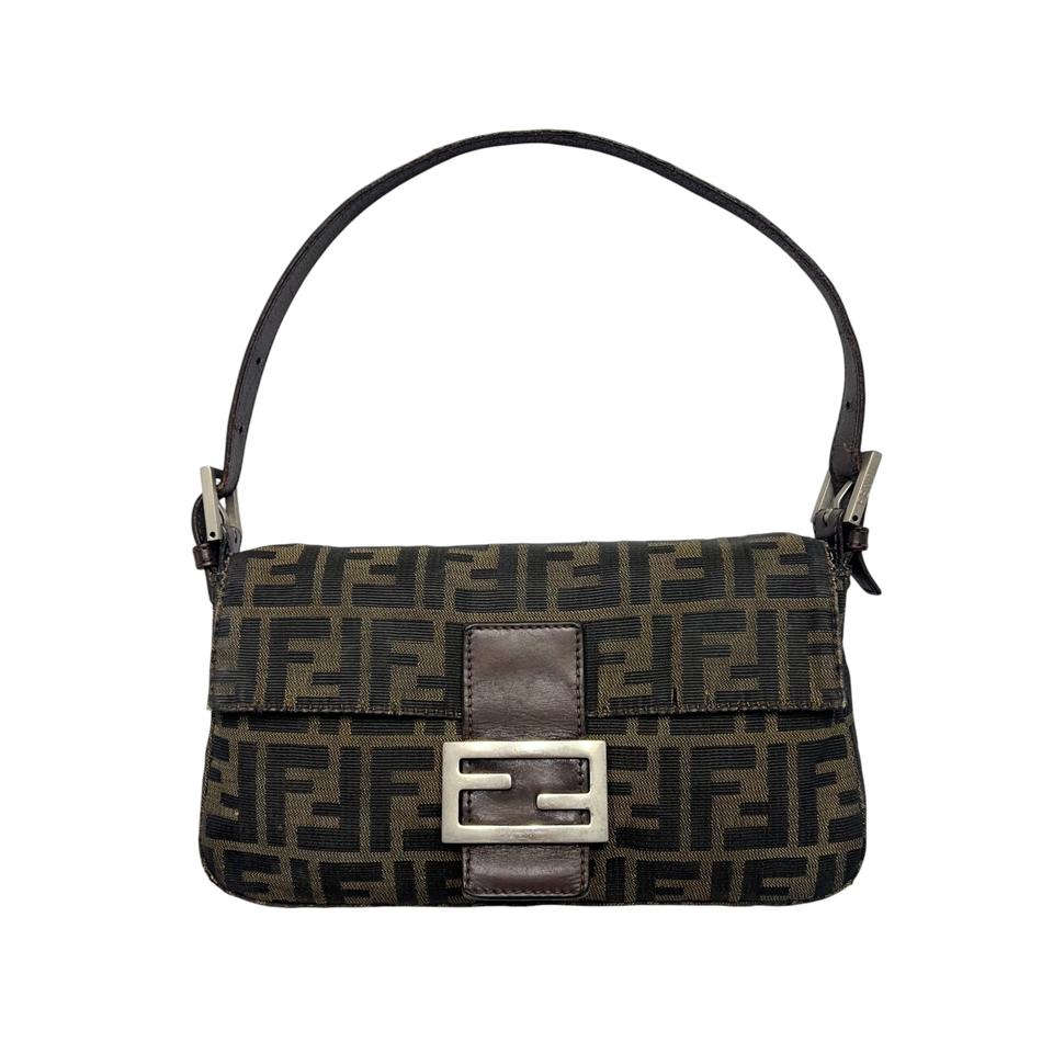 펜디 바게트백 빅FF 주카 브라운