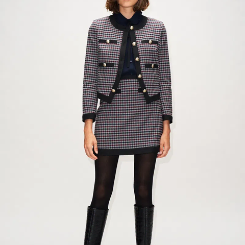 끌로디피에로 버튼 자켓 , 스커트 셋업 36