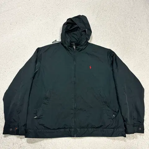 폴로 점퍼 블랙 XL