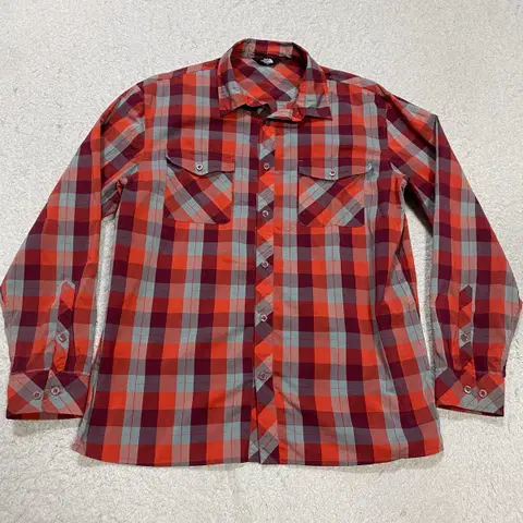 노스페이스 셔츠 체크 xl 105