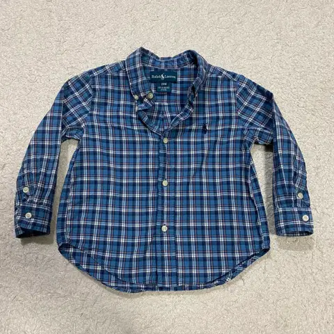 폴로 유아 셔츠 체크 24m