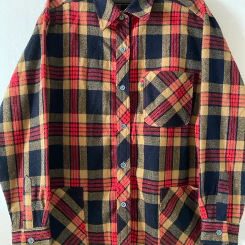 겨울 체크 셔츠