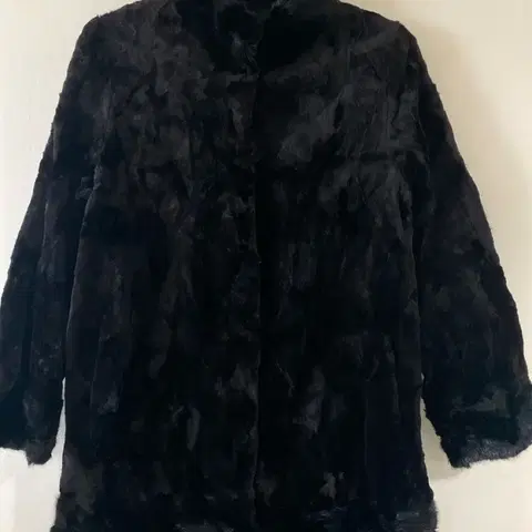 깍은 밍크 코트