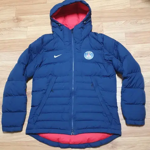 나이키 PSG 파리 생제르망 오리털 덕다운 후드 패딩 남자100 이미지참