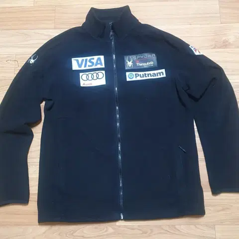 스파이더 US 스키팀 아우디 트랙탑 져지 후리스 자켓 이미지참조 구제