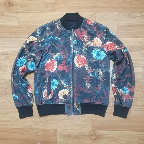 ZARA 자라 맨 블루종 플라워 봄버 자켓 남자100 이미지참조 구제