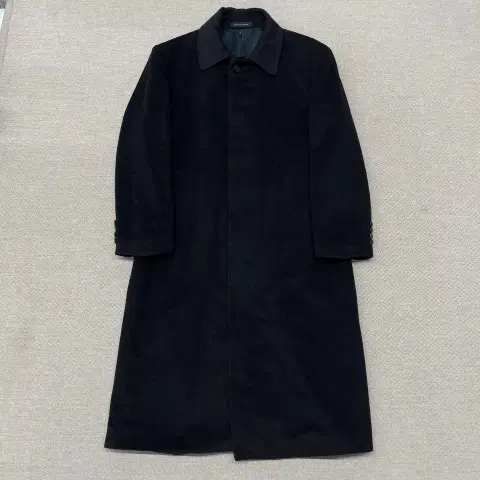 인디안 캐시미어 블랙 코트