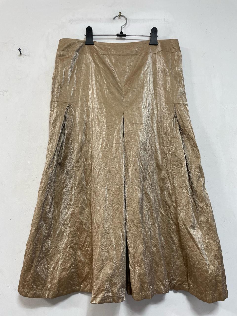 인조가죽느낌 앞뒤트임 롱 스커트