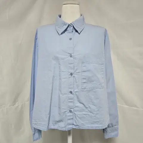 스카이 간절기 포켓 셔츠 남방 여 프리사이즈 1204