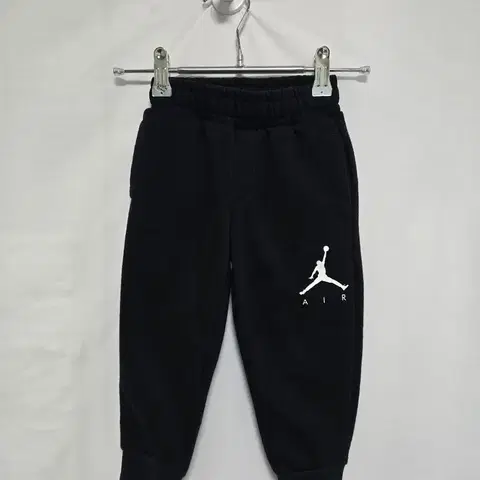나이키 조던 블랙 기모 트레이닝 밴딩 조거 팬츠 아동 2-3세 1204