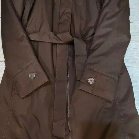 아디다스 경량 롱 패딩 트렌치코트 44 사이즈 xs 정품