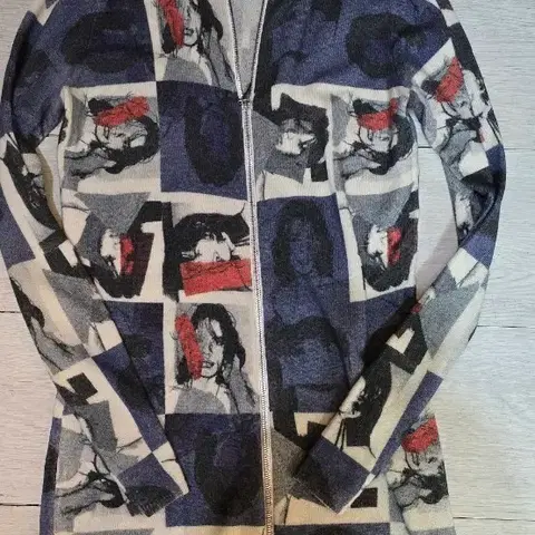 후드 집업 롱 캐시미어 100 % 여성 55 사이즈 이태리 메이드