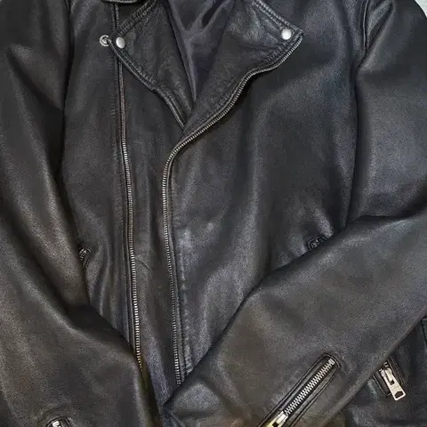 올세인츠 남성 가죽 라이더자켓 100 사이즈 정품