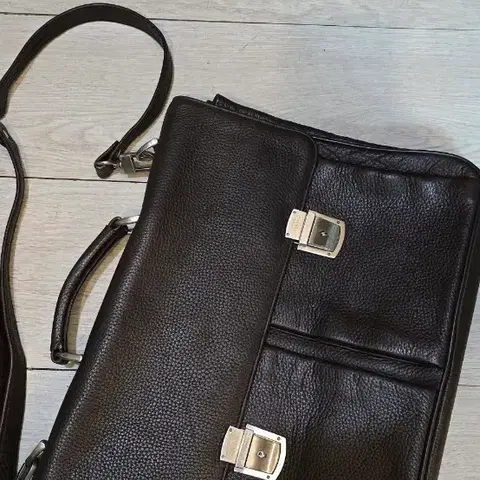 에스콰이어 남성 서류가방 브리프케이스 올가죽