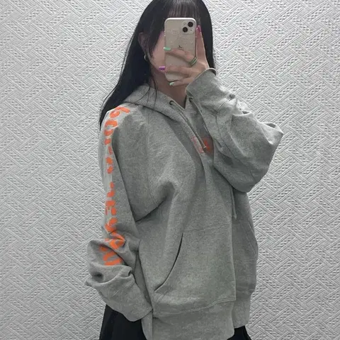 폴로 랄프로렌 올드스쿨 오렌지 약기모 후드티 105 C07247