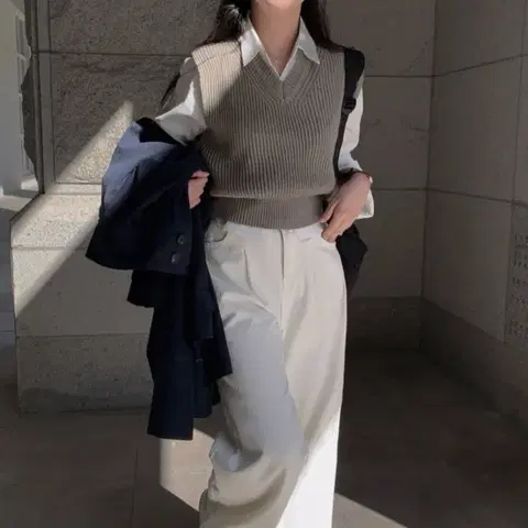 조끼 니트