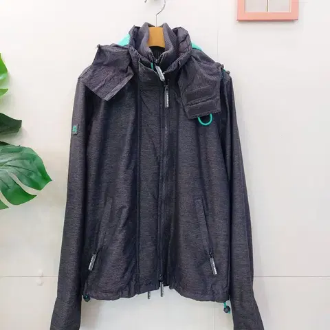 슈퍼드라이 멀티지퍼 바람막이 후드 자켓 66