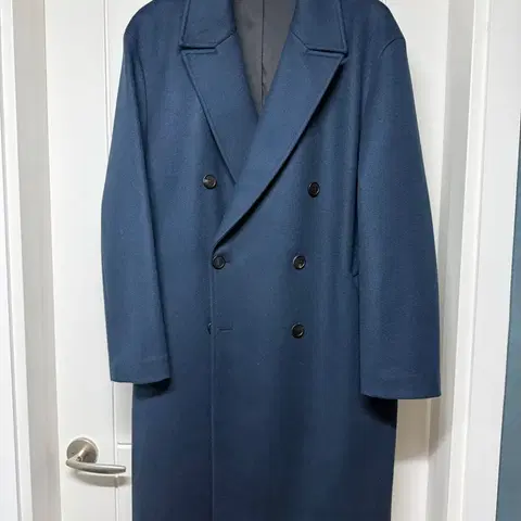 [새상품급] 엘무드 터콰이즈 알란 더블코트 LMOOD