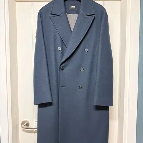 [새상품급] 엘무드 터콰이즈그린 더블코트 LMOOD