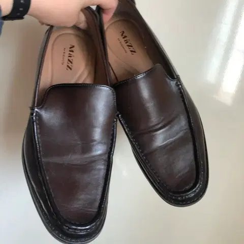 마찌 by 엘칸토 브라운 남성 로퍼 mazz265