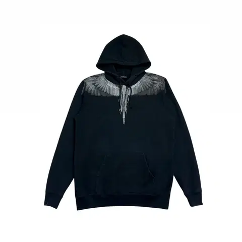 마르셀로불론 윙 후드티 블랙