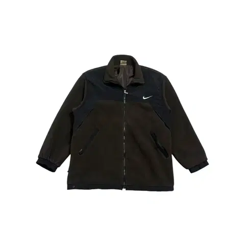 나이키 플리스 자켓 브라운