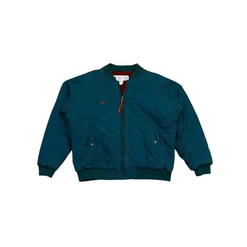 컬럼비아 퀼팅 블루종 점퍼