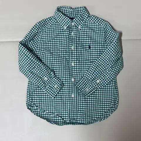 폴로 키즈 깅엄체크 셔츠 4T