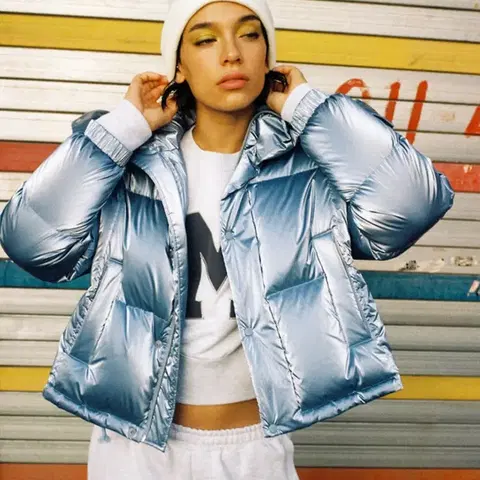 마크엠 글로시 숏다운 푸퍼패딩