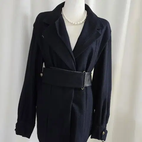 타임 벨트 코트