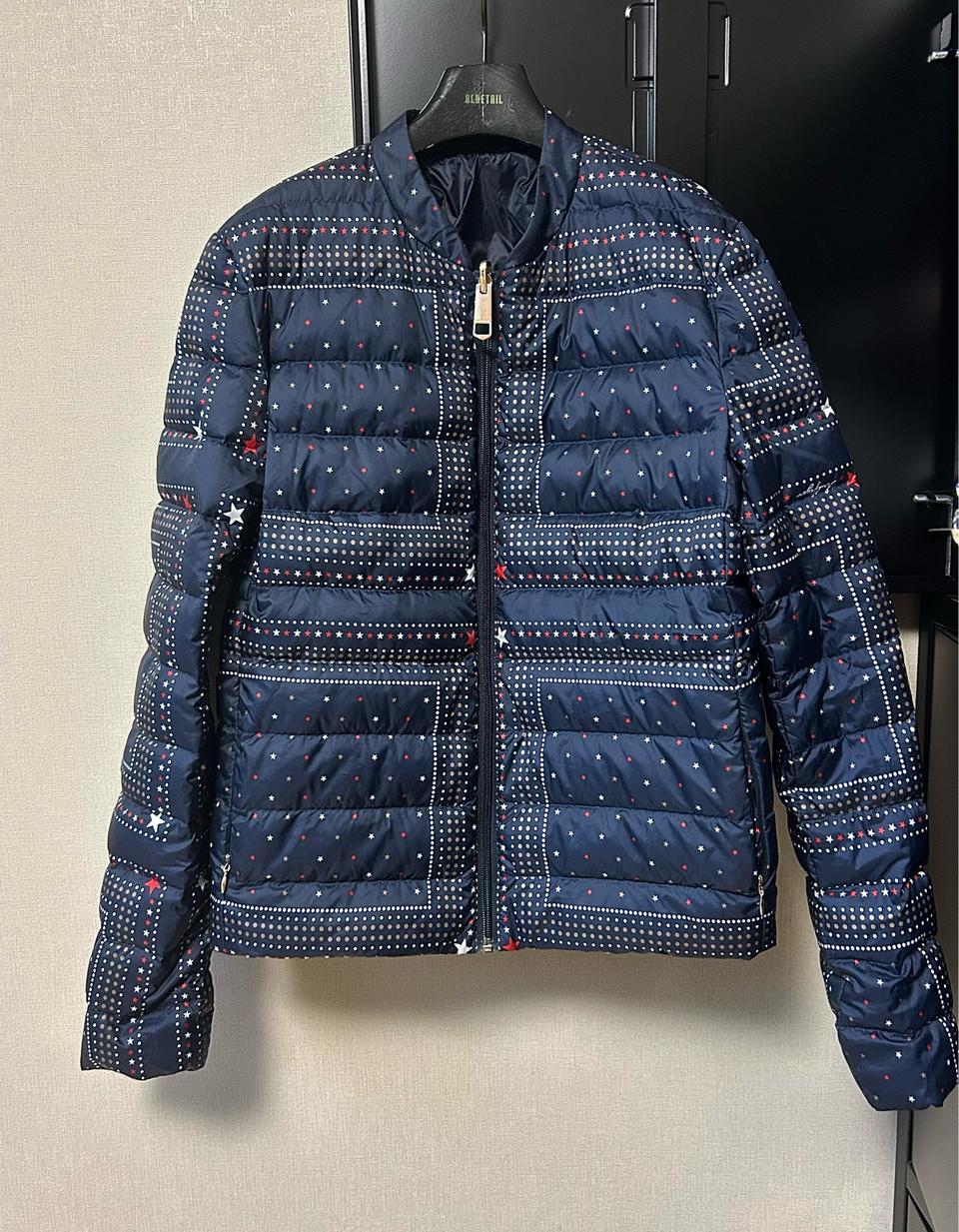 타미힐피거 시그니쳐 톤 패딩