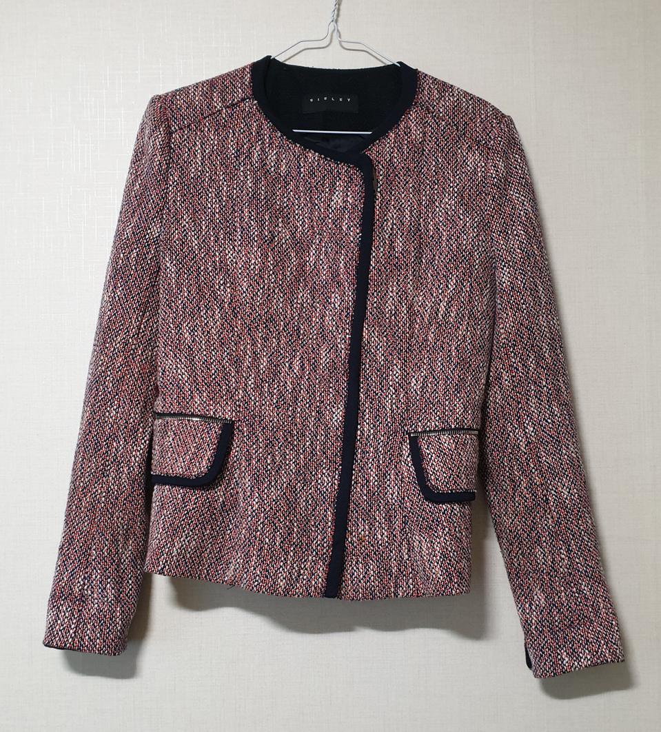시슬리 트위드 자켓