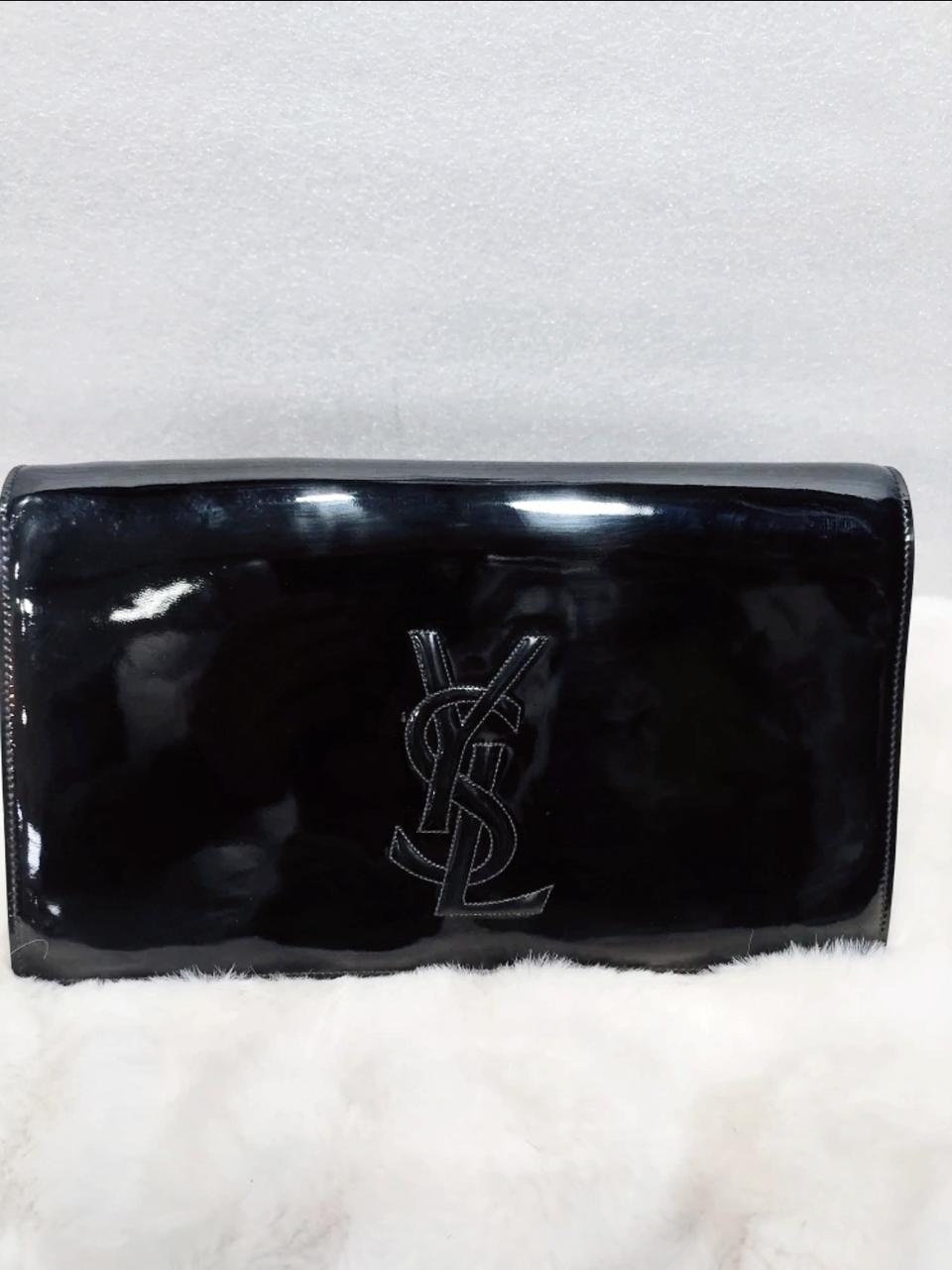 입생로랑정품페이던트클러치백