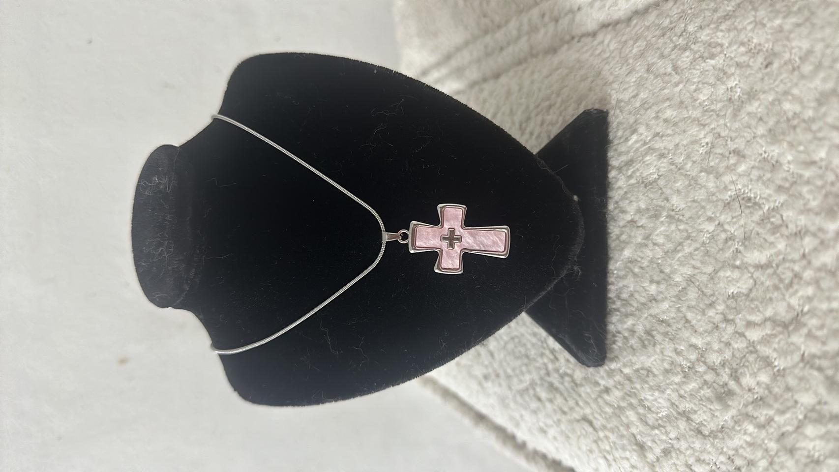 크롬하츠 핑크 목걸이