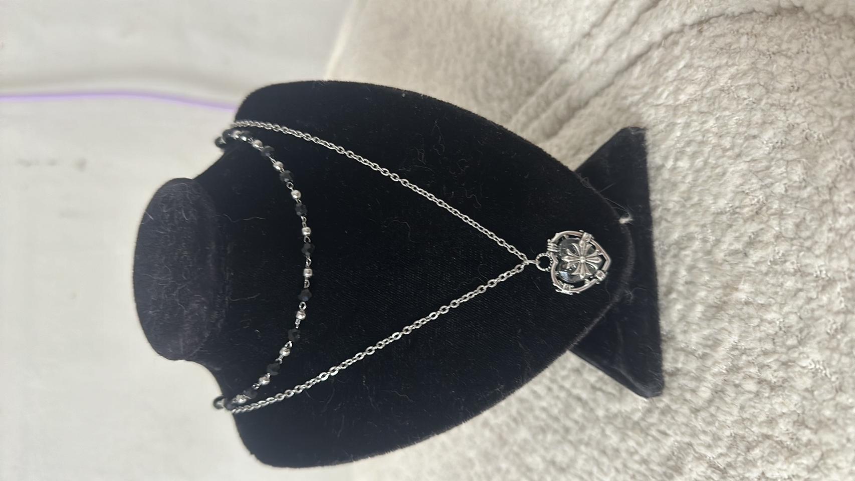 크롬하츠 두줄 목걸이