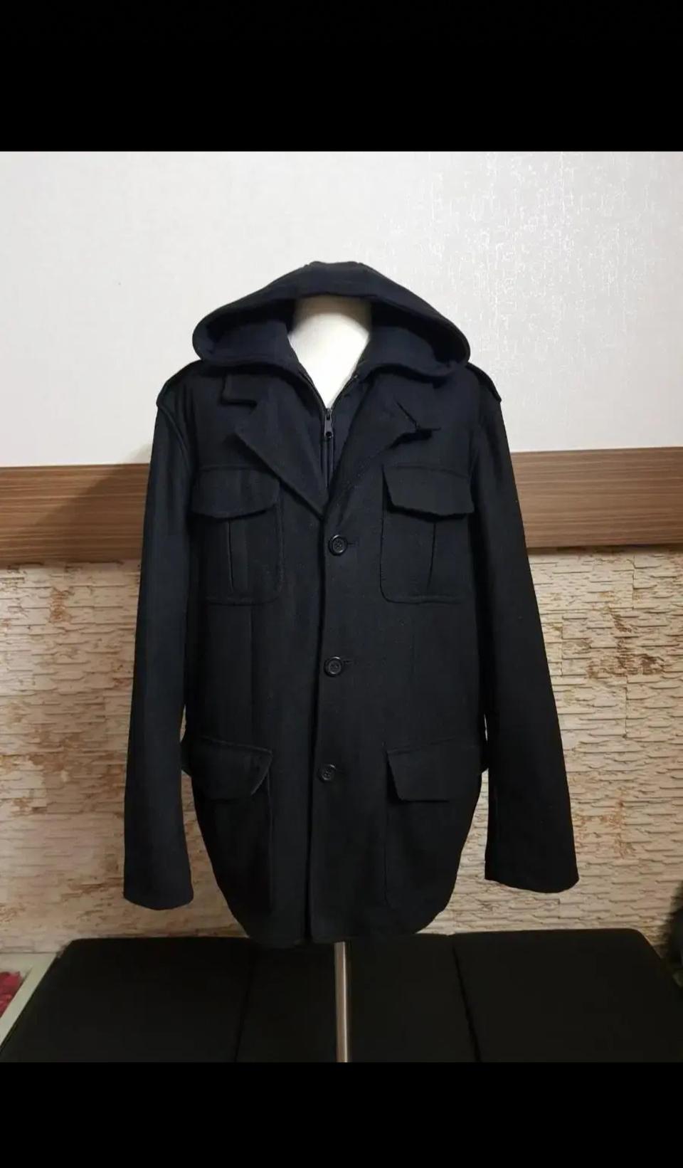후드 모직 코트(Apt.9 )